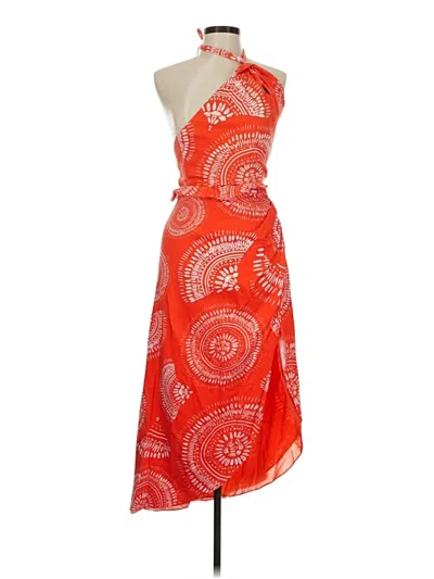 Pre-owned Andres Otalora Cocktail Dress In Orange