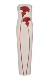 Andres Otalora Costera Strapless Linen Maxi Dress