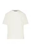 Andres Otalora De Marfil Embroidered Cotton T-shirt In Off-white