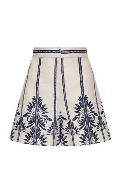 Andres Otalora Del Cielo Linen Shorts In White