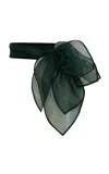 Andres Otalora Delirios Silk Belt In Green