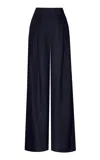 Andres Otalora Desperte Pleated Linen Wide-leg Pants