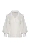 Andres Otalora Efimero Linen Shirt In Off-white