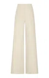 Andres Otalora El Sol Mid-rise Linen Wide-leg Pants