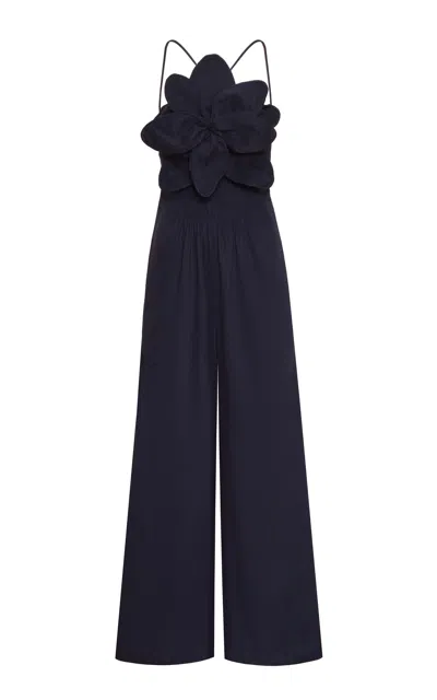 Andres Otalora Elementos Embellished Jumpsuit In Blue