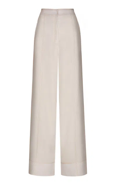 Andres Otalora Esperandote Linen Pants In White