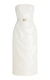 Andres Otalora Exclusive Sequined Dress In White
