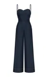 Andres Otalora Islas Calladas Tencel Jumpsuit In Blue