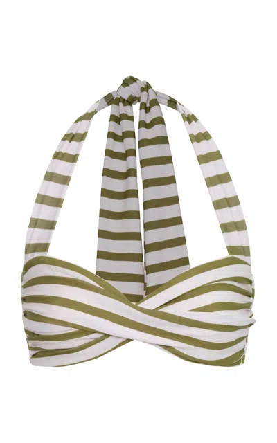Andres Otalora Latida Bikini Top In White