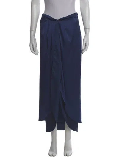 Pre-owned Andres Otalora Long Skirt In Blue