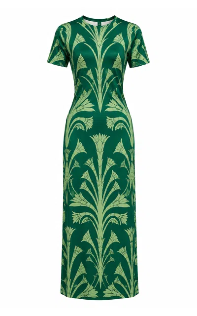 Andres Otalora Luma Maxi Dress In Green