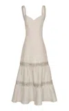 Andres Otalora Luz Serena Midi Dress In Ivory