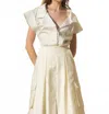 Andres Otalora Mahal Blouse In Off White In Neutral