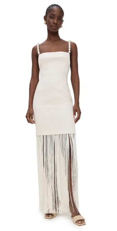 Andres Otalora Mar Caribe Dress Ivory In White