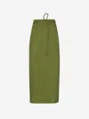 Andres Otalora Mar De Ti Skirt In Pistachio Green In Pencil Skirt