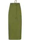 Andres Otalora Mar De Ti Skirt In Pistachio Green In Green