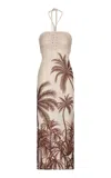 Andres Otalora Mezcalitos Printed Linen Midi Dress