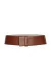 Andres Otalora Mil Miradas Leather Belt In Brown