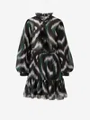 Andres Otalora Roa Mini Dress In Dark Green