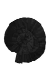 Andres Otalora No Me Olvides Pleated Taffeta Strapless Top In Black