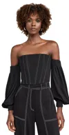 Andres Otalora Nostalgias Top Black In Black