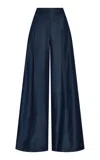 Andres Otalora Nuestro Verano Tencel Pants In Blue