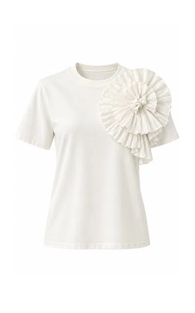 Andres Otalora Océano De Olas Cotton-blend T-shirt In White