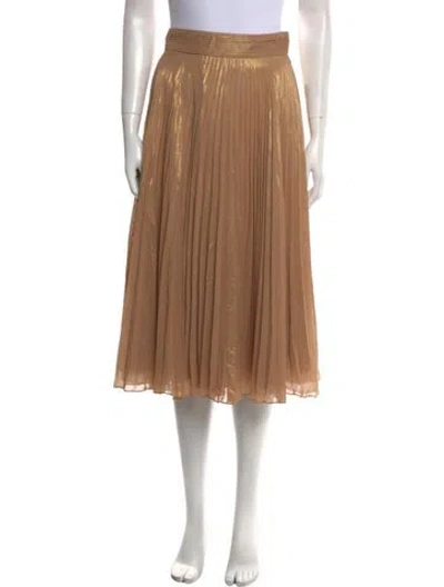 Pre-owned Andres Otalora Pleated Accents Knee-length Skirt