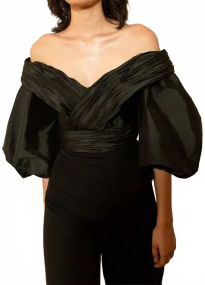 Andres Otalora Poesia Top In Black In Green