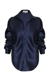 Andres Otalora Purifica Silk Button-down In Blue