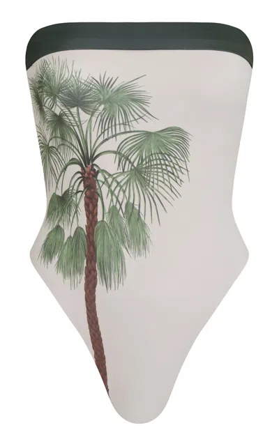 Andres Otalora Rafaga Serena One-piece Swimsuit In White