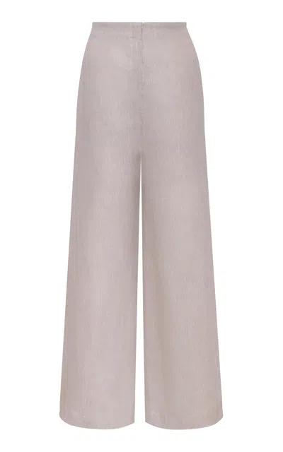 Andres Otalora Salmar Linen Pants In Neutral