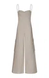 Andres Otalora Solana Wide-leg Linen Jumpsuit