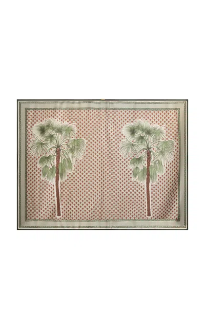 Andres Otalora Soleada Cotton-silk Pareo In Silver