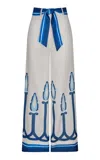 Andres Otalora Susurro Ancestral Linen Pants In Print