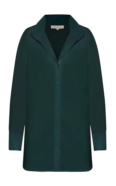 Andres Otalora Tarde De Verano Cotton Shirt In Green