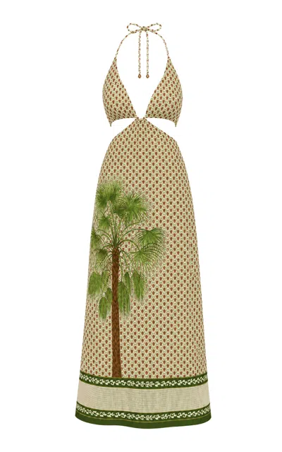 Andres Otalora Te Guardo Cover-up Dress In Pattern