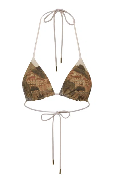 Andres Otalora Tiempo Detenido Bikini Top In Blue