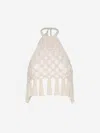 Andres Otalora A-mar Handmade Macrame Cotton-linen Top