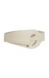 Andres Otalora Un Novillo Leather Belt In White