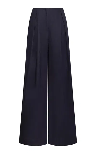 Andres Otalora Unna Wide-leg Pants In Blue