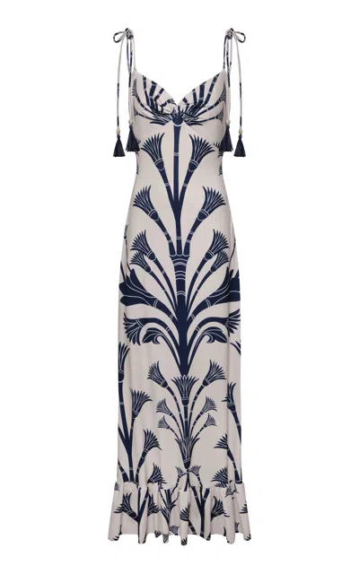 Andres Otalora Velero Jersey Maxi Dress In Multi
