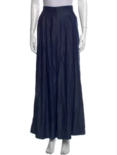 Pre-owned Andres Otalora Wide Leg Pants In Blue