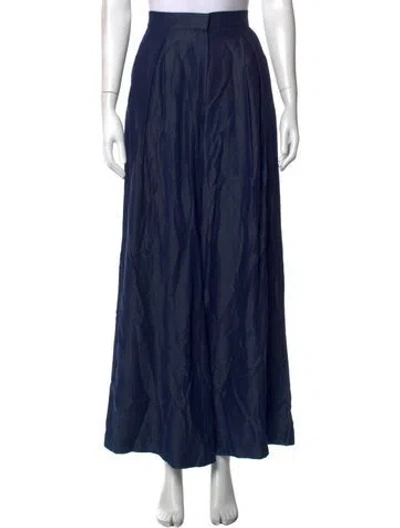 Pre-owned Andres Otalora Wide Leg Pants In Blue