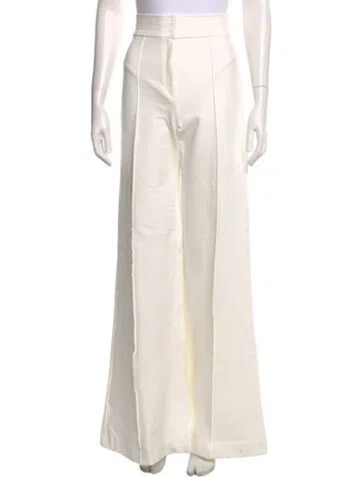 Pre-owned Andres Otalora Wide Leg Pants In Neutrals