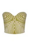 Andres Otalora Y Limon Embroidered Linen Top