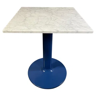 Pre-owned Andreu World Post Modern Occasional Table Marble Top In Sand
