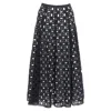Andrew Gn Black White Embroidered Skirt