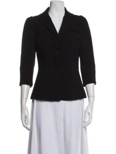 Pre-owned Andrew Gn Blazer In Black