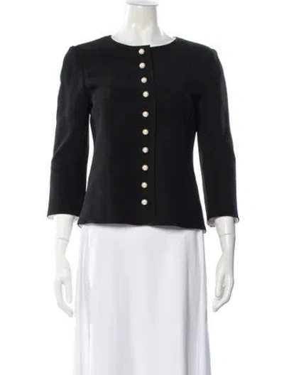 Pre-owned Andrew Gn Blazer In Black